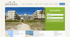 Desktop Screenshot of crystalbeach.com.au