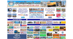 Desktop Screenshot of crystalbeach.com
